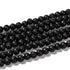 Lava Beads Black Round Beads 6mm